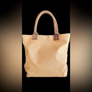 J crew canvas tote bag